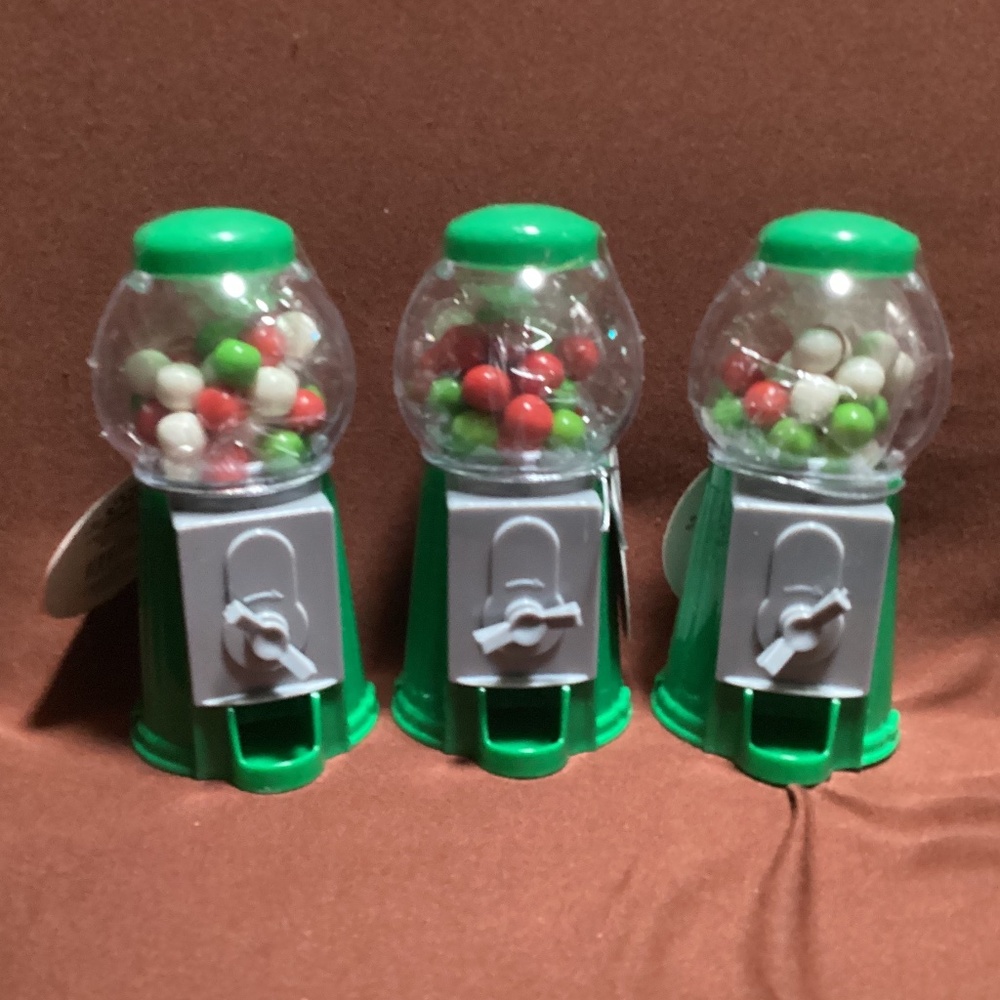 Mini Bubble Gum Dispenser Bundle New